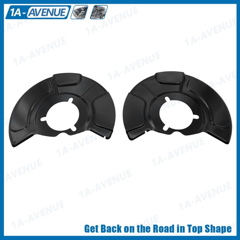 Pair Front LH & RH Brake Dust Shield For 11-25 Jeep Grand Cherokee Dodge Durango