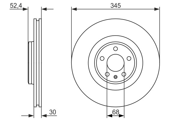 2x Brake Discs Pair Vented fits PORSCHE MACAN 95B Front 2.0 3.0 3.0D 2014 on Set gallery