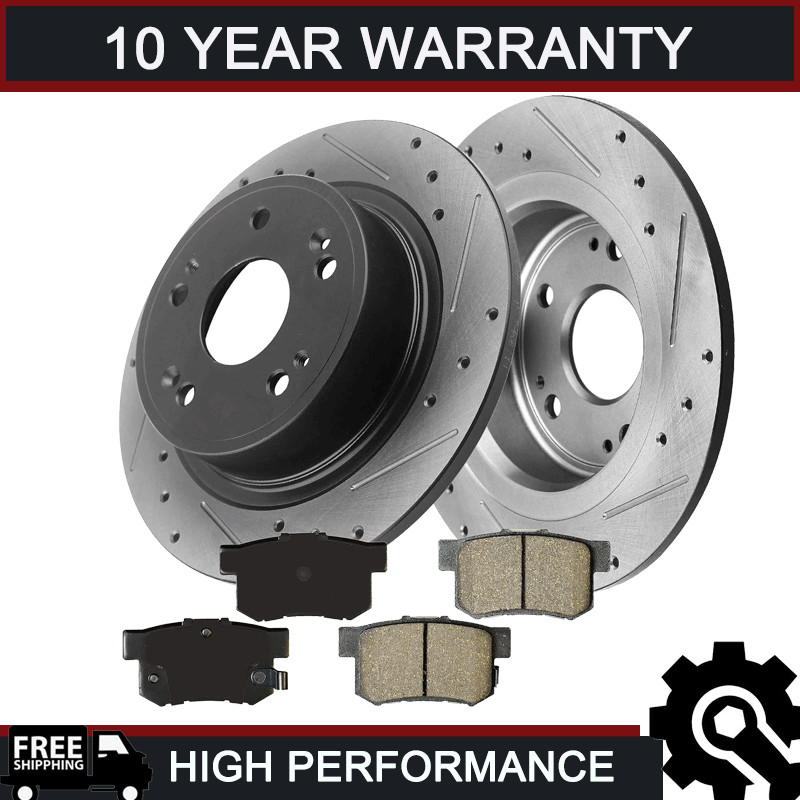 Rear Brake Rotor Brake Pads Kit for Honda Accord Acura TSX Brake Disc TX E17