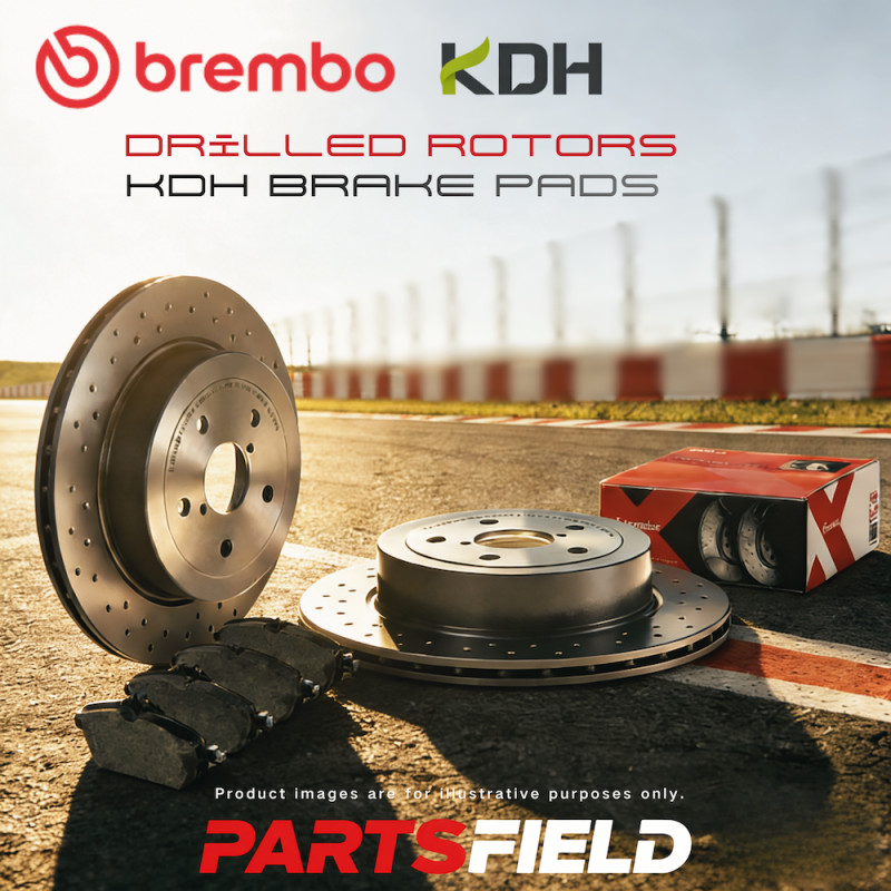 Front Brembo Disc Rotors+KDH Pads for Mercedes Benz AMG GT X290 18-21 390mm
