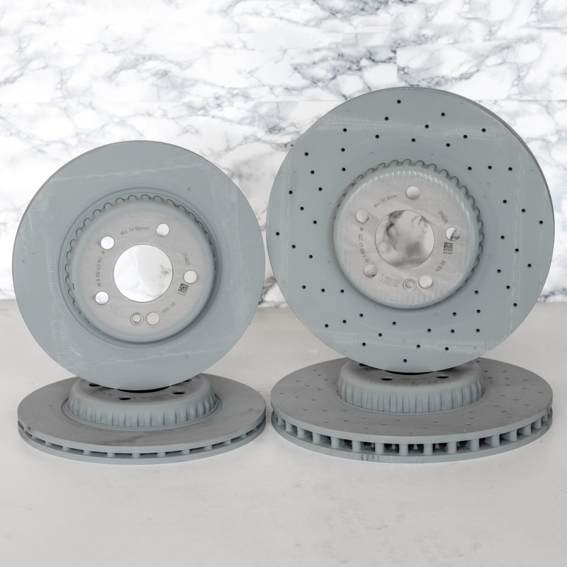 Mercedes C300 C400 Brake Disc Front & Rear set OEM 2015-2023 AMG P31 Genuine