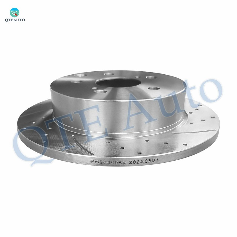 Rear Drilled Slotted Brake Disc Rotors For 2010-2012 Lexus HS250H gallery