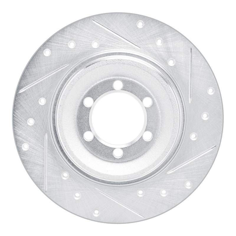 For Alfa Romeo Alfetta 77 Brake Rotor eLINE Drilled & Slotted 1-Piece Rear