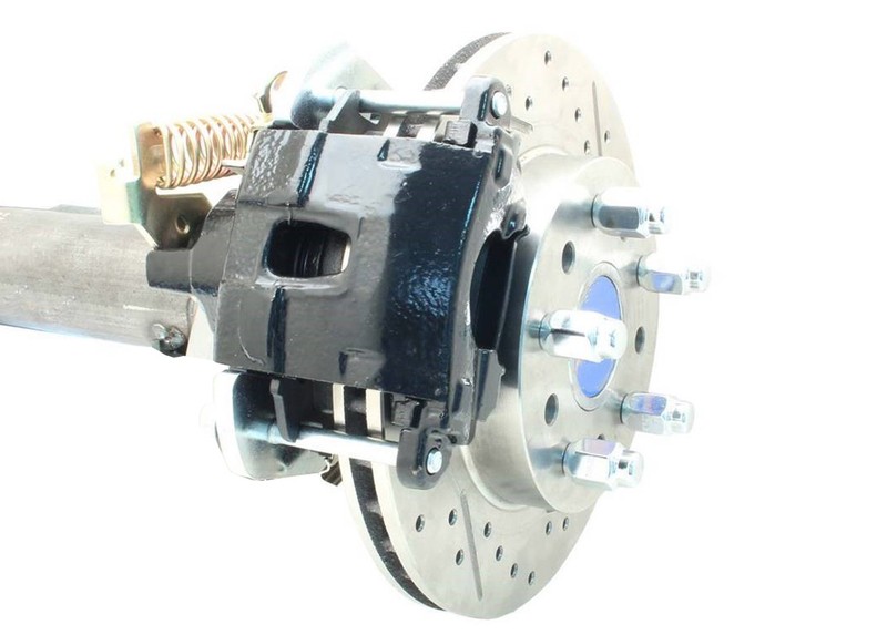 Ford 9" Rear Disc Brake High Performance Powder Coated Black Calipers gallery