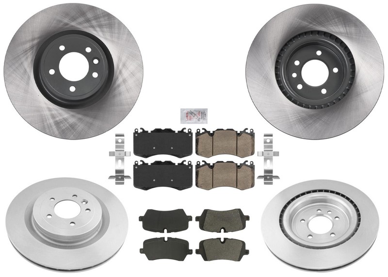 Front & Rear Brake Rotors Pads Fits Range Rover 2013-2021 W/ Brembo Supercharged