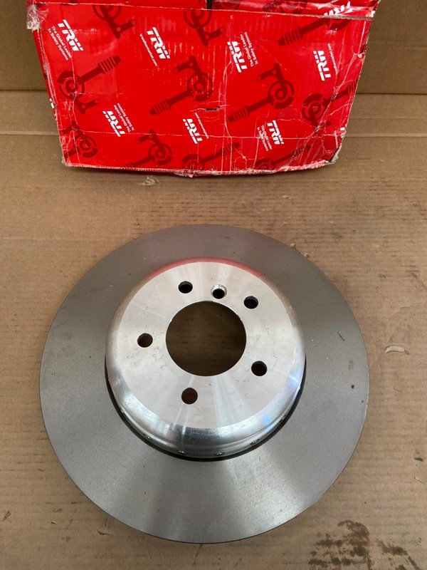 TRW Front Brake Disc Two-Piece Vented Fits BMW 5 Series E60 E61 DF6625S