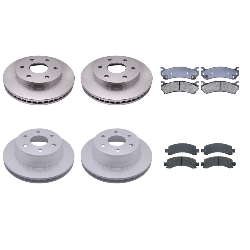 ACDelco Silver Front304mm Rear330mm Brake Kit Disc Rotors Pads For Escalade 1500