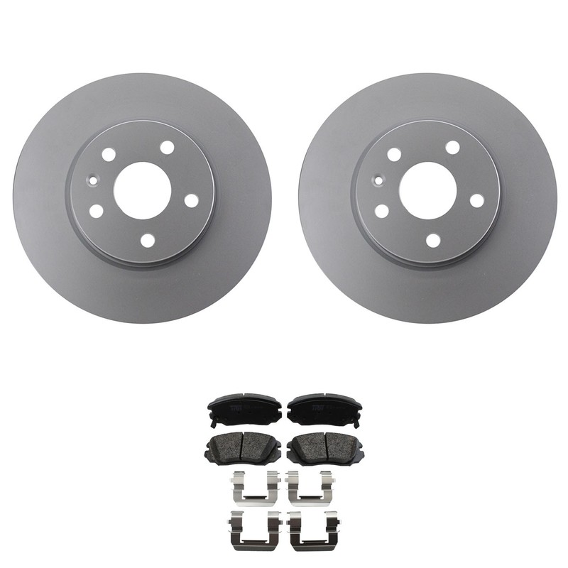 Bosch QuietCast Front Rotors TRW Pro Ceramic Brake Pad Kit For Impala Malibu