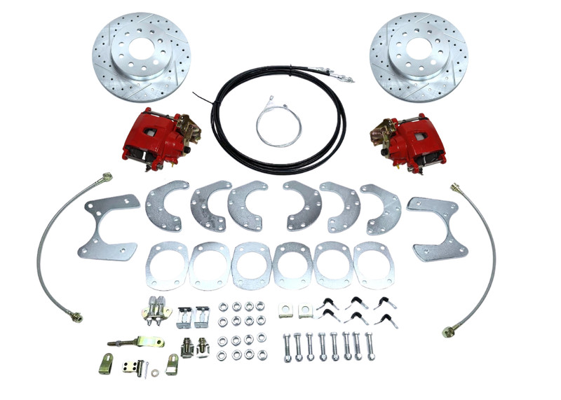 Ford 9″ Rear Disc Conversion Big Brake Kit Torino & Street Rod Loaded Calipers