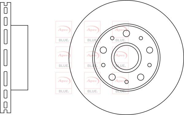 Brake Discs Pair Front FOR VAUXHALL MOVANO B Electric 21->23 CHOICE2/2 Blue gallery
