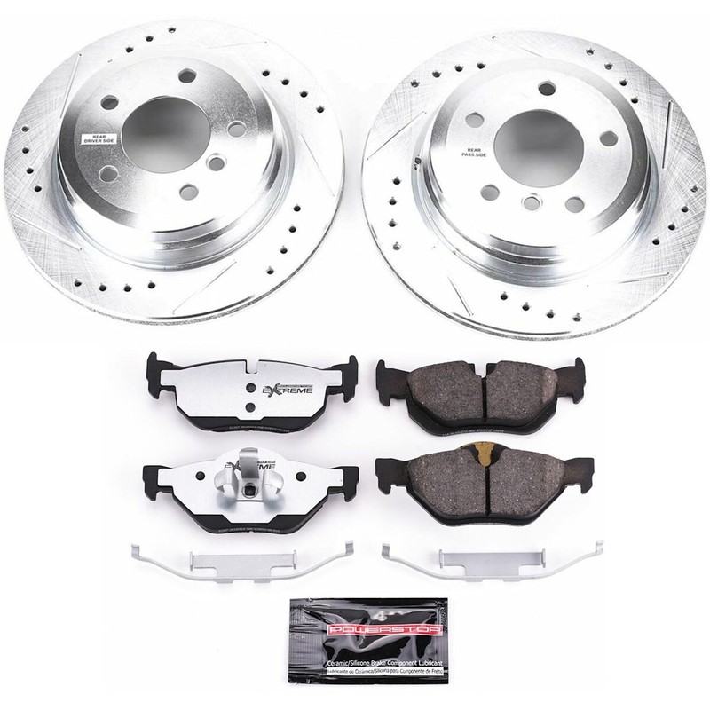 KC7008-26 Powerstop Brake Kit With Calipers 2-Wheel Set Rear for BMW X1 13-15 gallery