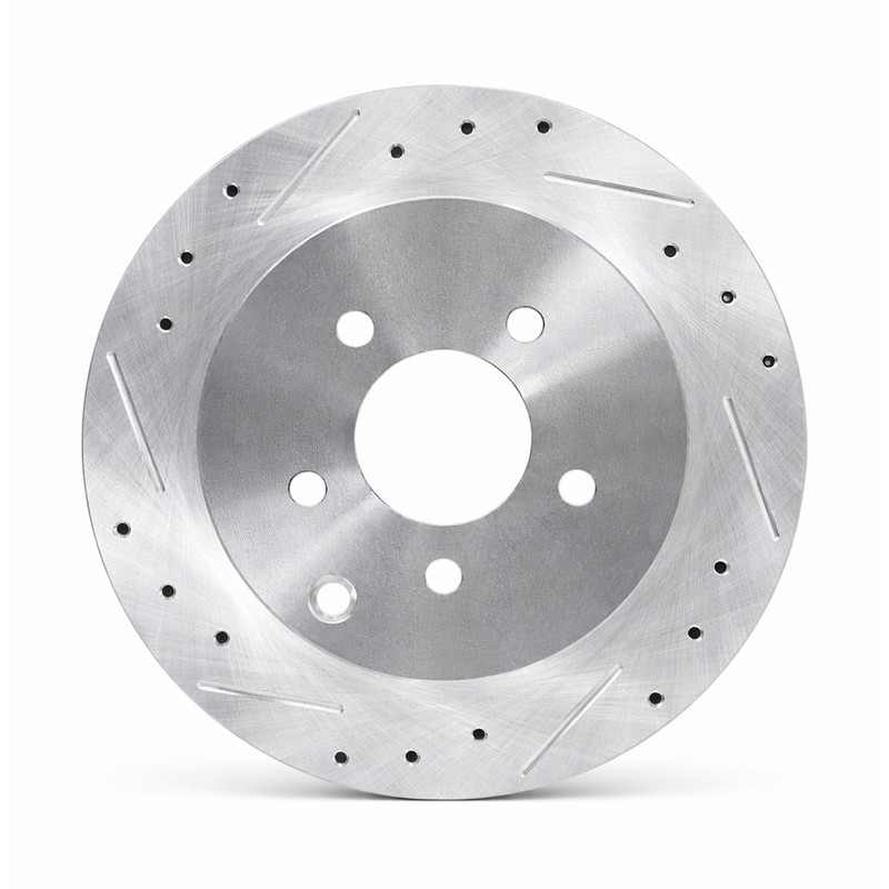12.13" Rear Drilled Brake Rotors for INFINITI QX70 2014-2017 M35h 2013 gallery