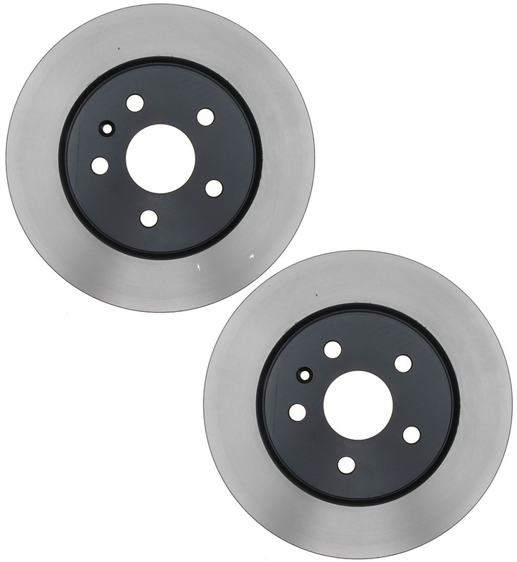 Pair Set 2 Rear Coated Disc Brake Rotors 315mm ACDelco For Buick Regal 17″Wheels