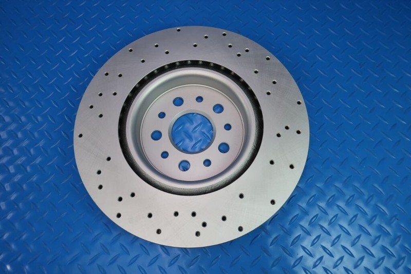 Maserati Ghibli Base front & rear brake drilled upgrated rotors #11172 gallery