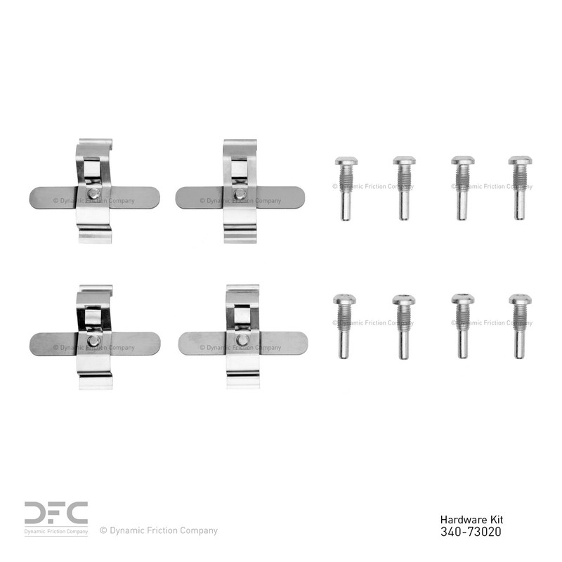 DFC Front Disc Brake Hardware Kit for 18-25 Audi RS5 14-18 RS7 13-18 S8 gallery