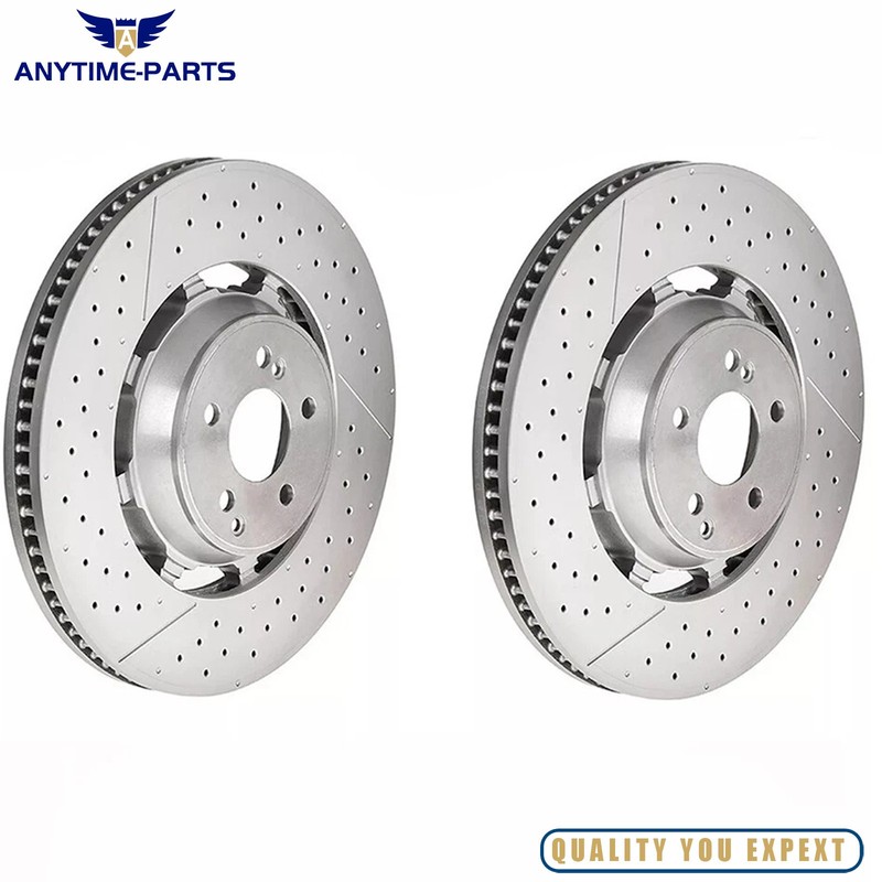 Fits For Mercedes-Benz W222 S63 AMG S65 AMG 4x Front & Rear Brake Rotors gallery