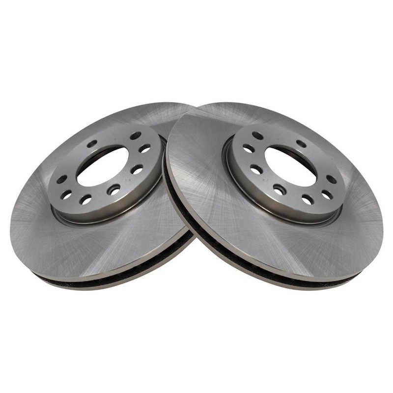 TRQ Front Brake Rotors Set For 2003-2011 Saab 9-3 2010 9-3X gallery