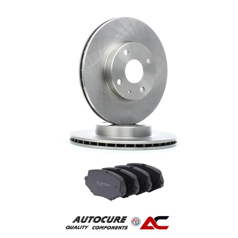 FITS MAZDA MX-5 1.8 (MK1) (NA) FRONT BRAKE DISCS & BRAKE PADS SET [1990-1998]