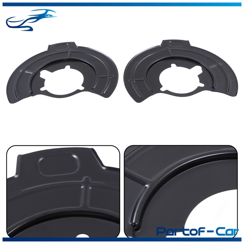 Front Brake Dust Shield Left & Right Side For Jeep Wrangler 2007-2018 68043286AB