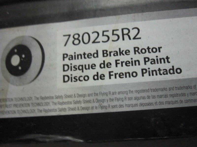 2X RAY780255R-2 Raybestos Brake Discs 2-Wheel Set Front RWD PAIR gallery