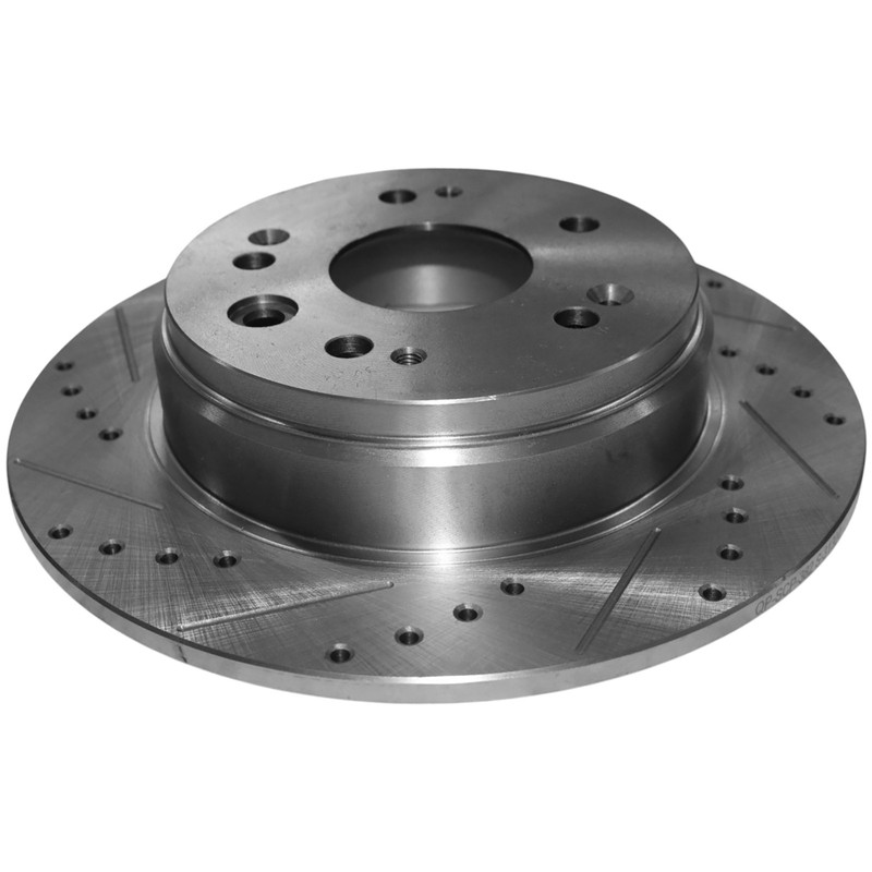 282mm Drilled & Slottd Brake Rotors for Honda CR-V 2002 2003 2004 L4 2.4L Rear gallery
