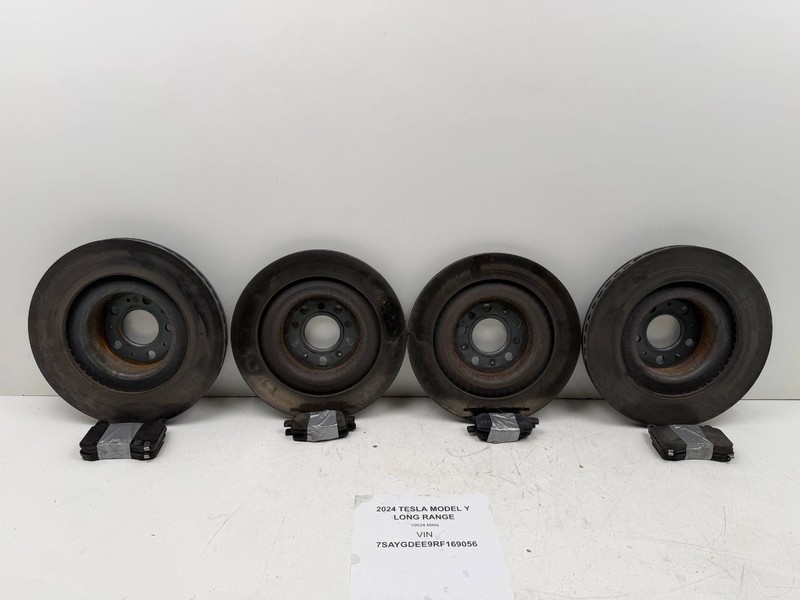 2020–2024 Tesla Model Y Brake Rotor & Pad Set Front Rear Discs + Pads OEM