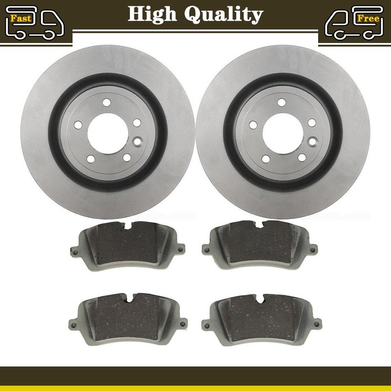 Rear Brake Pads and Disc Rotors Set Fits Land Rover Discovery 3.0L