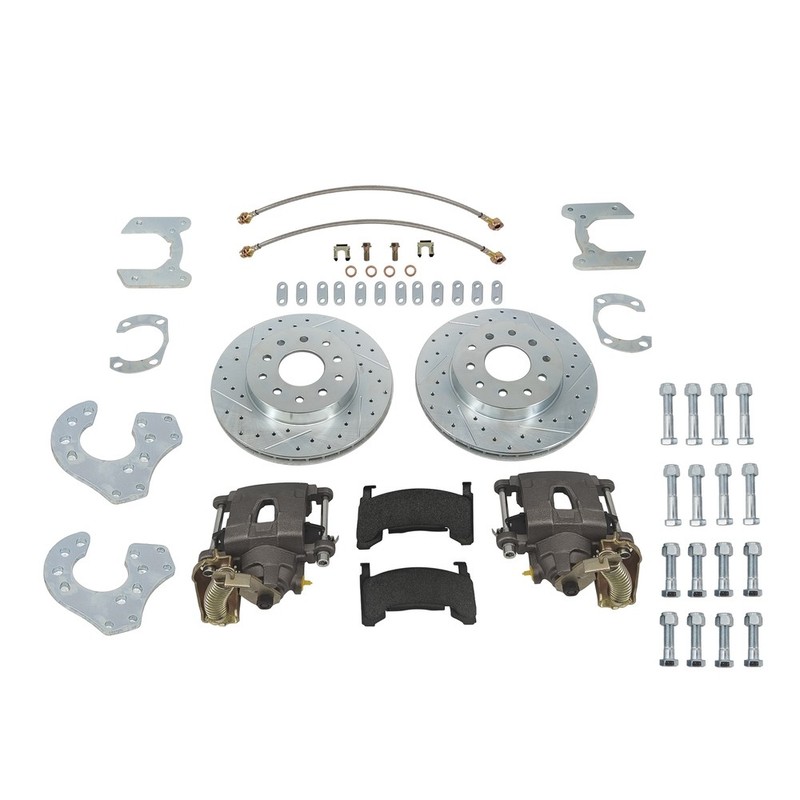 Bolt-On Rear Disc Brake Kit for Ford 9 Inch w/ E-Brake Caliper Set Brand New gallery
