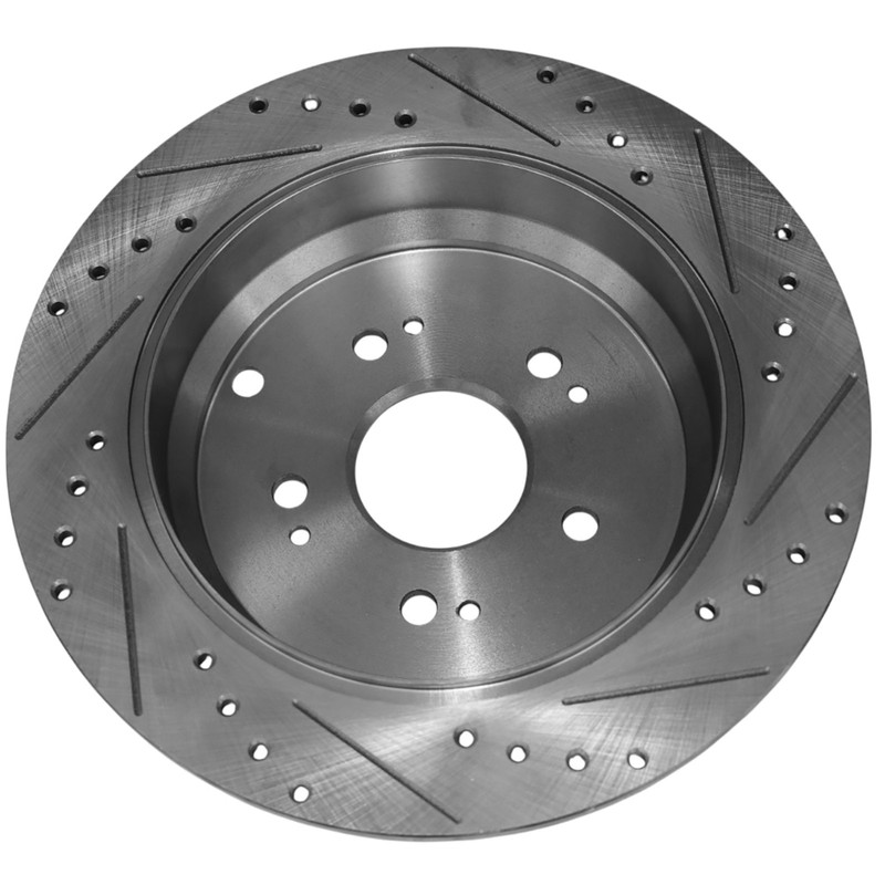 304.5mm Rear Drilled Rotors for Honda CR-V 2005 2006-2016 Acura RDX 2007-2018 gallery