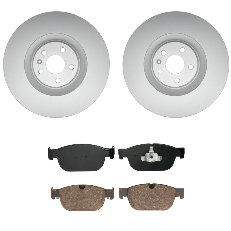 Hella Front Rotor Bosch QuietCast Ceramic Disc Brake Pad Kit For Volvo XC90 2.0L