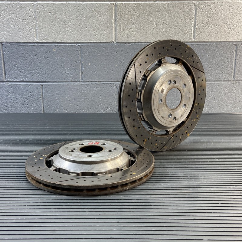 2014-2025 Mercedes AMG GT C190 Rear Left & Right Brake Disc Rotor Set of 2 OEM