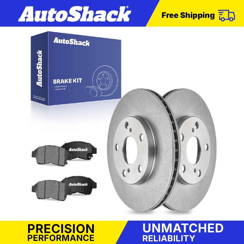Front Brake Rotors Ceramic Pads for 2000-2001 Toyota Camry 2.2L