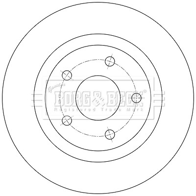 Fits Ford Puma 2019- 1.0 1.5 D Ruva Rear 1x Brake Disc 2413300 gallery