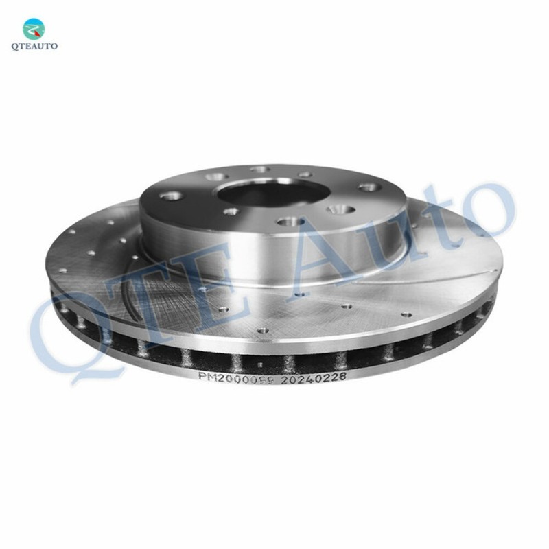 Front 260mm Drilled Slotted Brake Disc Rotors For 1998 1999 Acura CL gallery