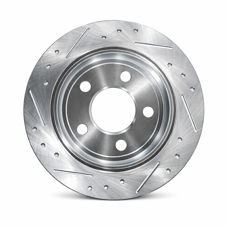 Rear Drilled Brake Rotors for PONTIAC GRAND AM 1999 -2005 & GRAND PRIX 1997-2003 gallery