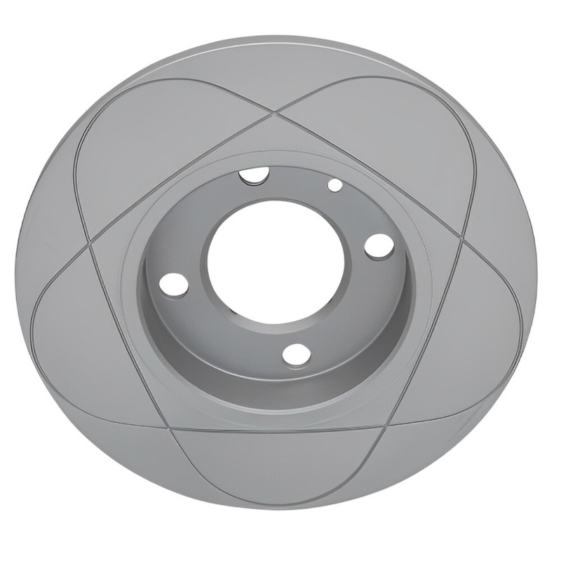 Front Slotted Disc Brake Rotors & Pads For Audi Fox, VW Scirocco, Dasher; 239mm gallery