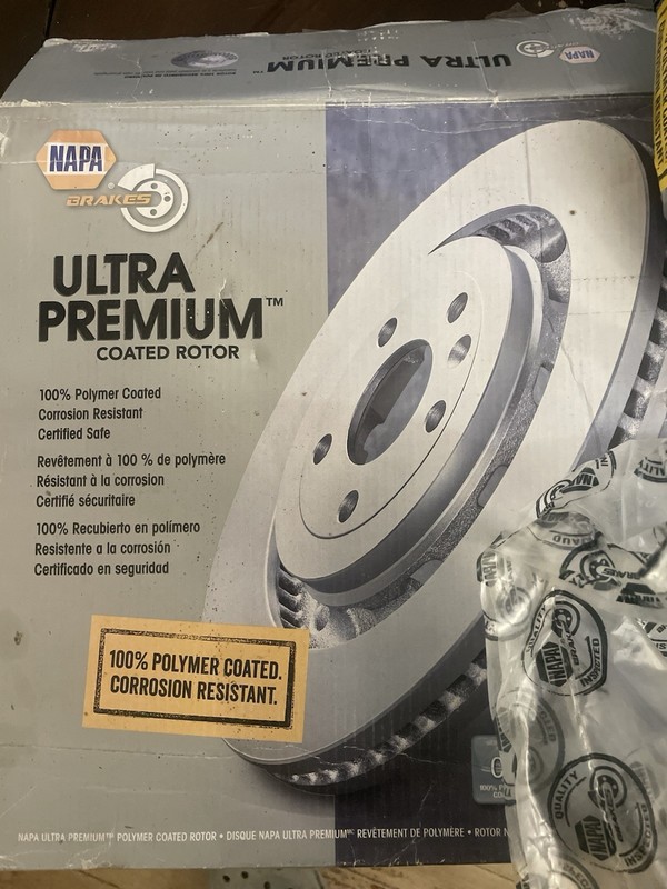 Napa Ultra Premium Coated Rotors (2boxes)