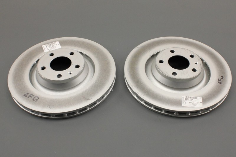 Genuine Audi A6 / A6 Allroad C6 05-11 347mm front brake discs (x2) 4F0615301G