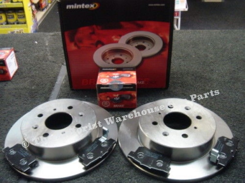 REAR BRAKE DISC BRAKE PAD MG ZR ZS 1.4 1.6 1.8 2.0 REAR MINTEX BRAKE DISCS PADS