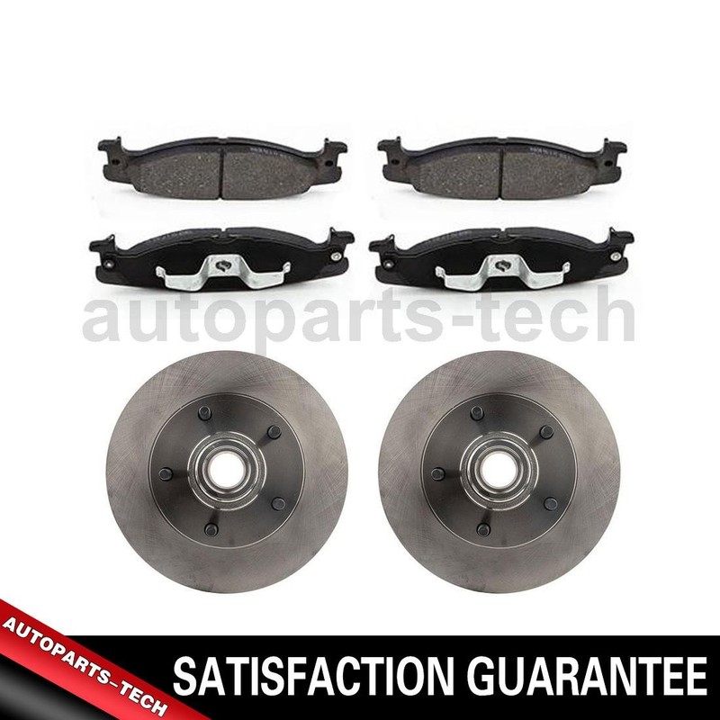 Brake Pad Brake Rotor Fits Ford E-150 Ford E-150 Club Wagon Ford E-150 Econoline