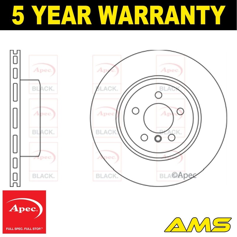 Fits BMW 5 Series 2003-2010 6 Series 2004-2010 Brake Disc Front Apec #2