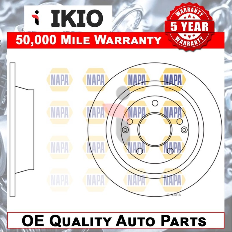 Fits Ssangyong Tivoli 2015- XLV 2016- 1.2 1.5 1.6 D Brake Disc Rear Ikio