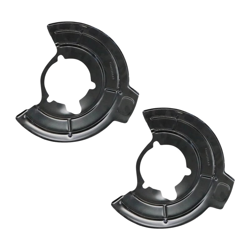 Left & Right Brake Dust Shield 68043286AB Fit Jeep Wrangler JK 2007-18 Black F8 gallery