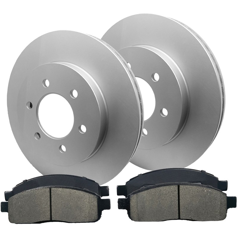 330mm Front Brake Rotors Ceramic Pads Kit for 2004-2008 Ford F-150 4WD 6Lugs