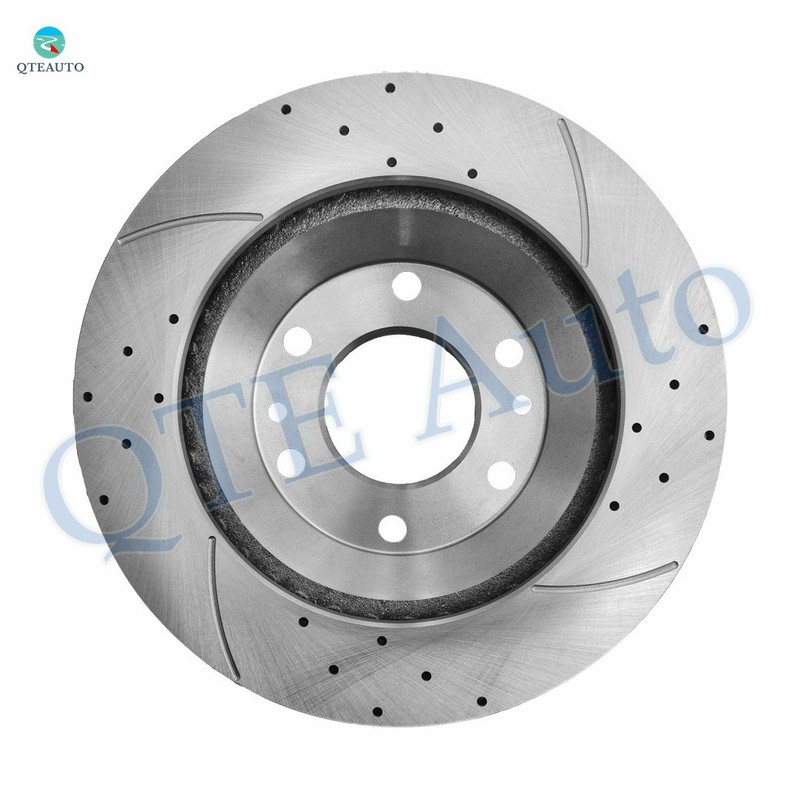 Set 4 Front 305mm Drilled Slotted Brake Rotors-Wheel Hub For 2002-2005 GMC Envoy gallery