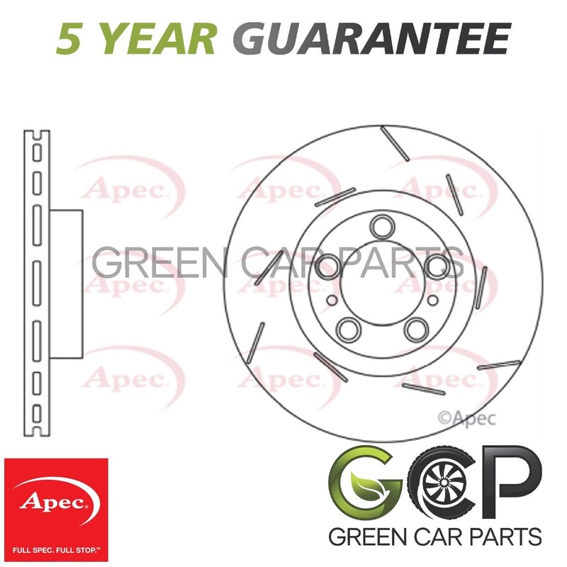 Apec Front Right Brake Disc Fits Porsche Panamera 2009-2016 3.0 D 3.6 4.8