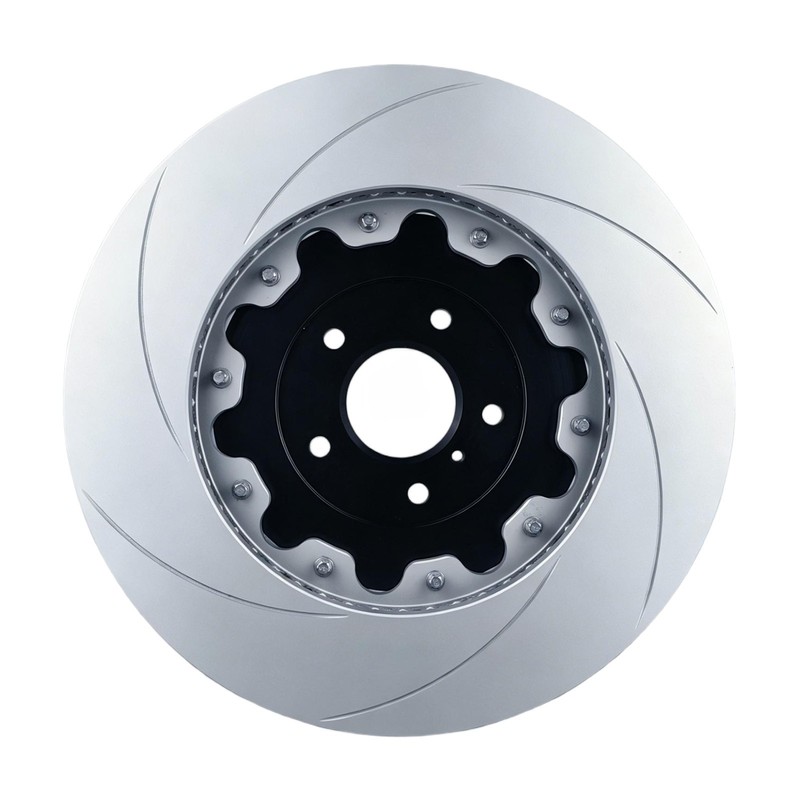 Two-Piece Front Floating Slotted Disc Brake Rotors For Nissan GT-R (07-12) R35 gallery