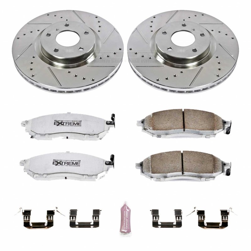 Power Stop Brake Kit For Infiniti QX70 2014 15 16 2017 Front Z26 Street Warrior