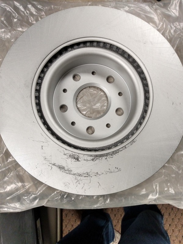 Front Disc Brake Rotor 604-46036 – Coating Damaged – SEE DESCRIPTION/PICTURES