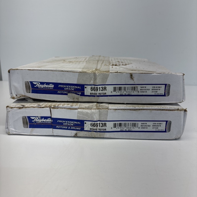 2000-2004 Ford Focus Front Brake Rotors Raybestos 66913R NOS Pair